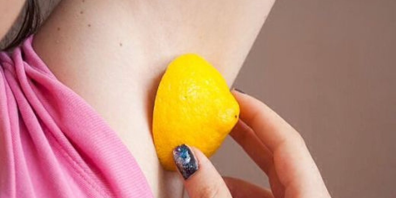 Limonun bilinmeyen etkisi. Üstelik koltuk altına sadece sürmeniz yeterli oluyor