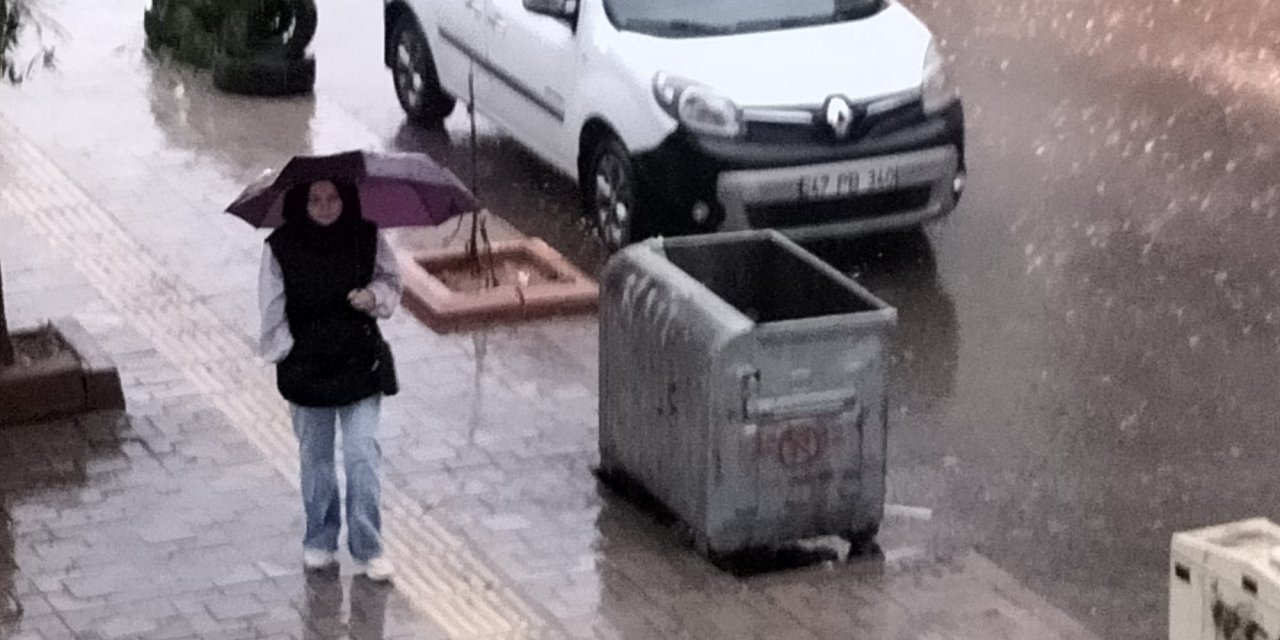 Cizre Sağanak Yağışın etkisinde