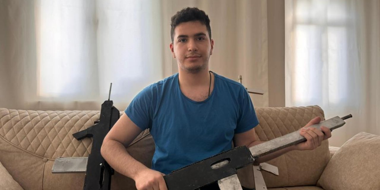 Mardin'de silah tasarımı ve üretimi yapan lise öğrencisinin hedefi tank ve top yapmak