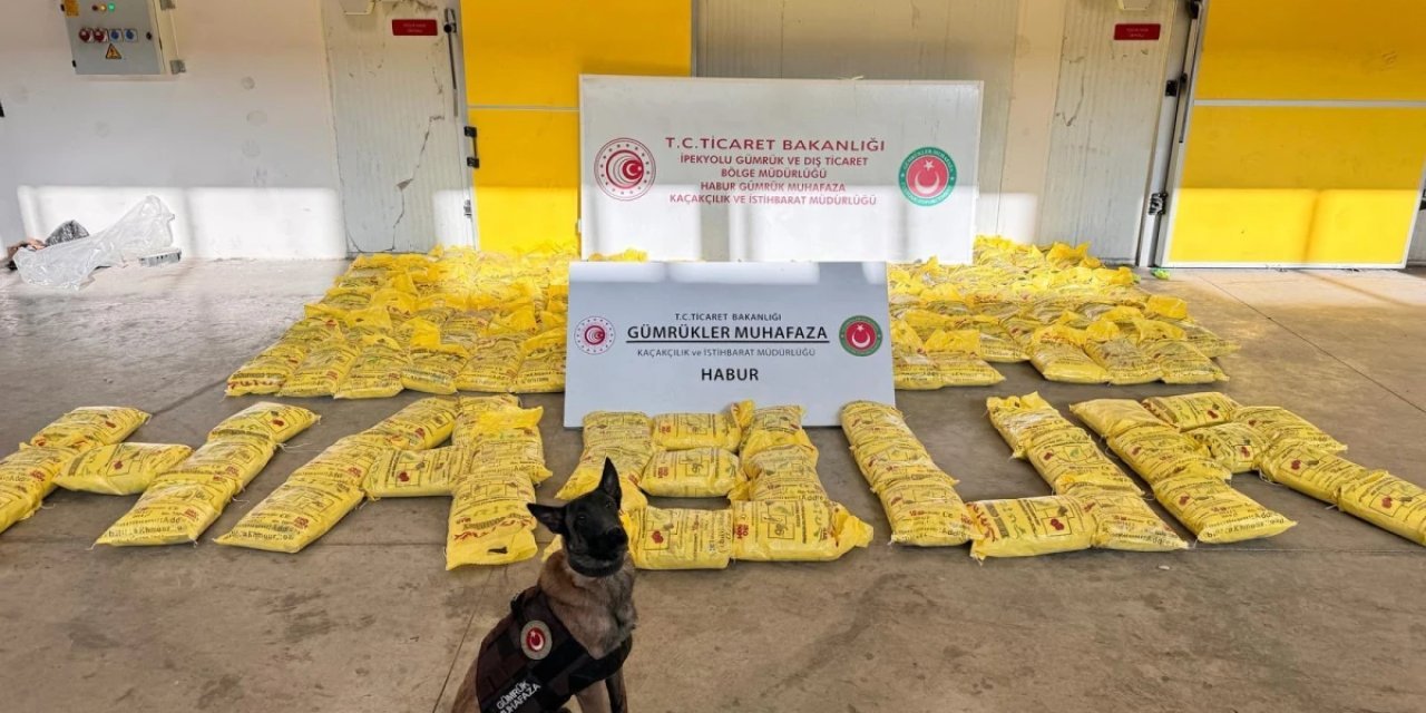 Habur Gümrük Kapısı'nda 850 kilogram eroin ele geçirildi