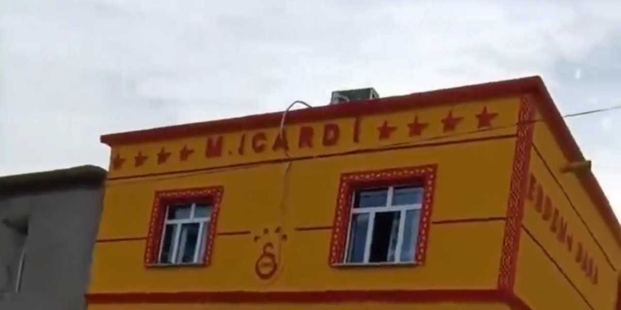 Diyarbakırlı taraftar ‘Mauro Icardi’nin ismini Evinin dış cephesine yazdı