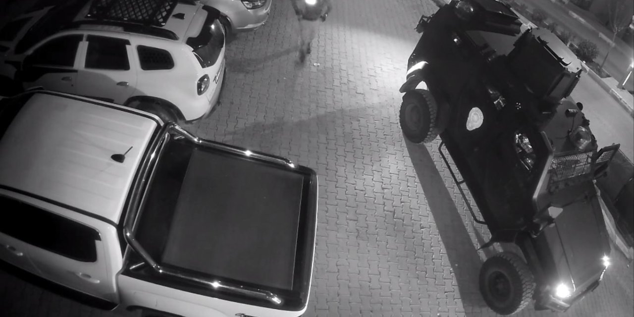 Şırnak'ta Polis ve Şüpheli Arasındaki Kovalamaca Güvenlik Kamerasına Yansıdı