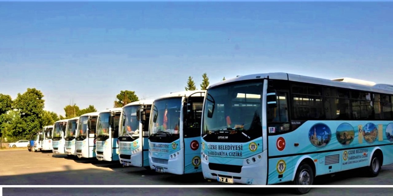 Bayramda Cizre’de ulaşım 4 gün boyunca ücretsiz