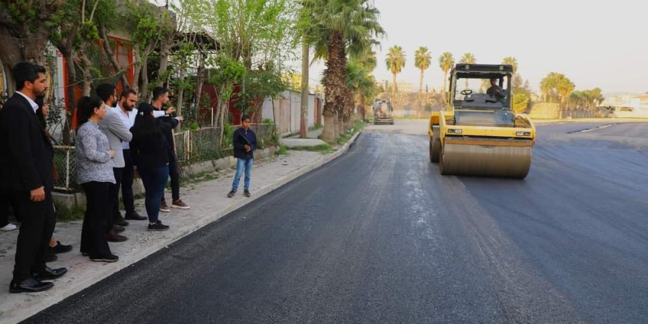 Cizre Belediyesi Eş Başkanları, çalışmaları denetledi
