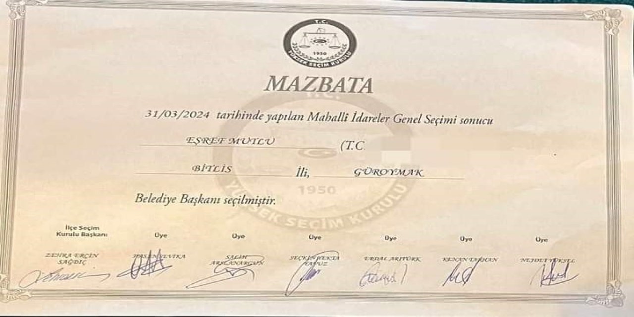 DEM ve Refah Partisinin itiraz ettiği seçimi Ak Parti Kazandı