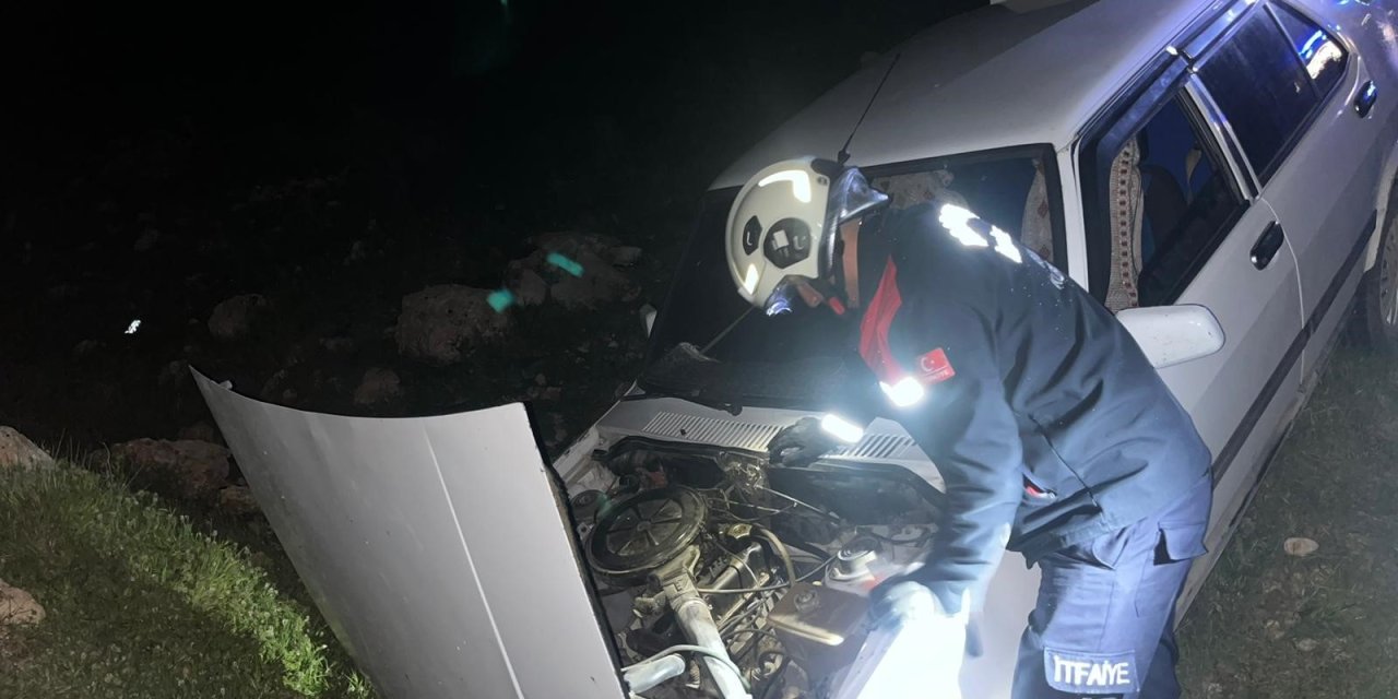 Mardin'deki trafik kazası ucuz atlatıldı: 2 yaralı