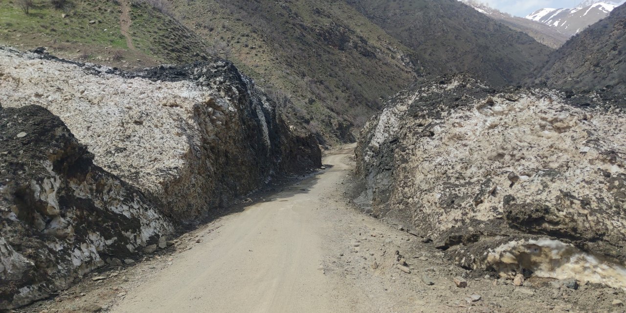 Van-Bahçesaray karayolu Çığ riskinden dolayı 113 gündür kapalı