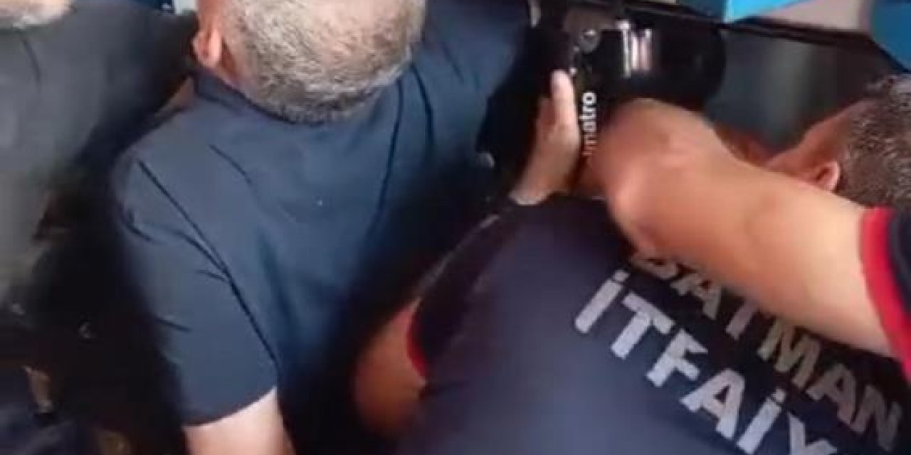 Batman’da kolu paketleme makinesine sıkıştıran 1 işçi saatler sonra kurtarıldı