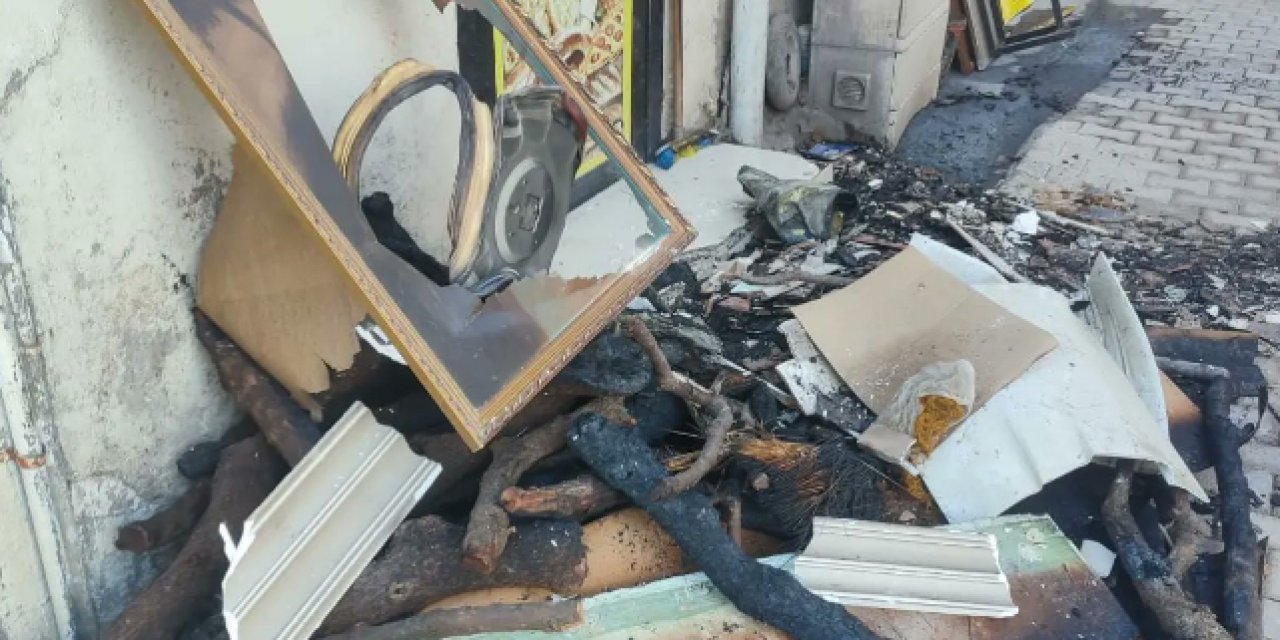 İdil'de bir fırın alev alev yandı