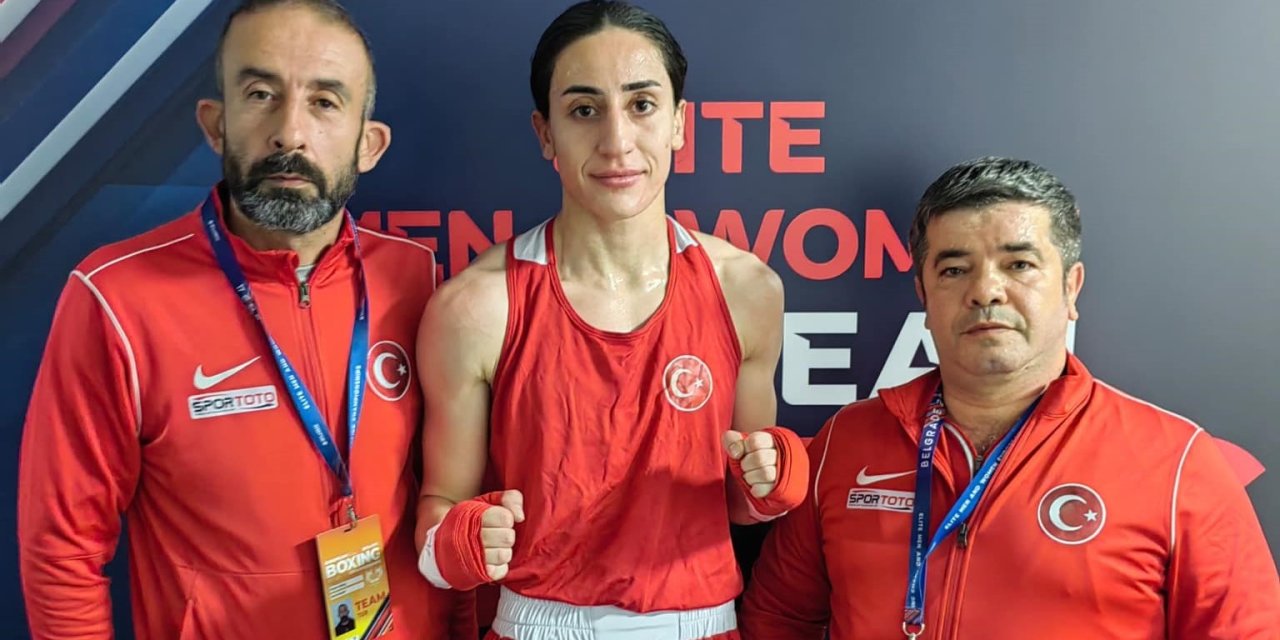 Elazığlı Milli Boksör Gizem Özer, çeyrek finale yükseldi