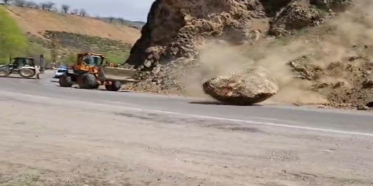 Doğu ve Güneydoğu'yu Karadeniz'e bağlayan yolda Heyelan; Üç bölgeyle bağlantı yolu kapandı