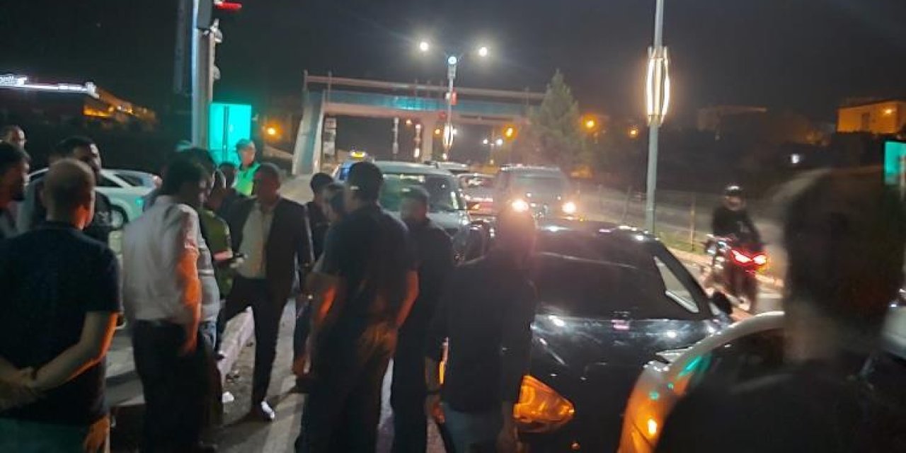 Siirt'te maddi hasarlı zincirleme trafik kazası