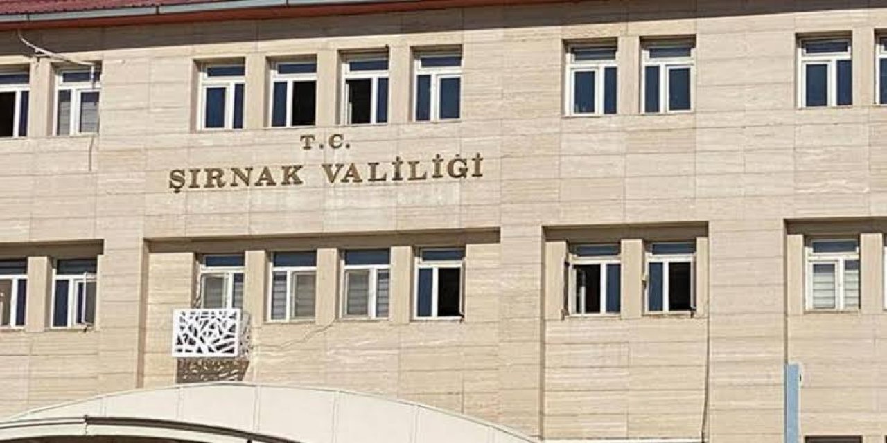 Şırnak Valiliği, 1608 personel alımı hakkında duyuru yayımladı
