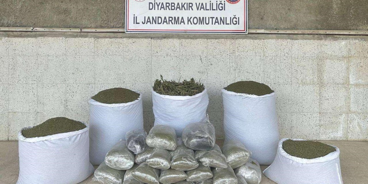 Diyarbakır'da 173 kilo esrar ele geçirildi