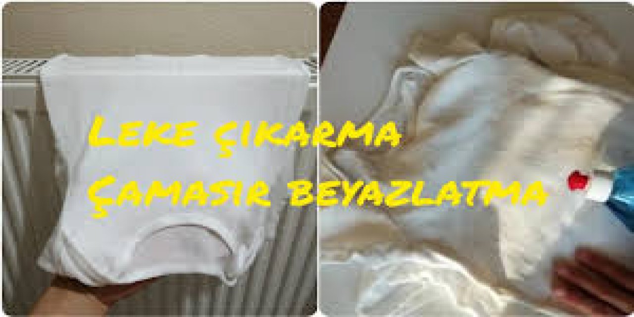 Beyaz kıyafetlere bulaşan lekeler nasıl çıkar? Kıyafetlerdeki lekeleri çıkarmanın 3 yolu
