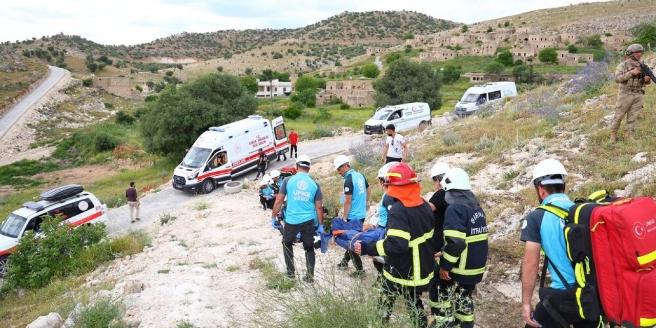 Şırnak’ta gerçeğini aratmayan tatbikat