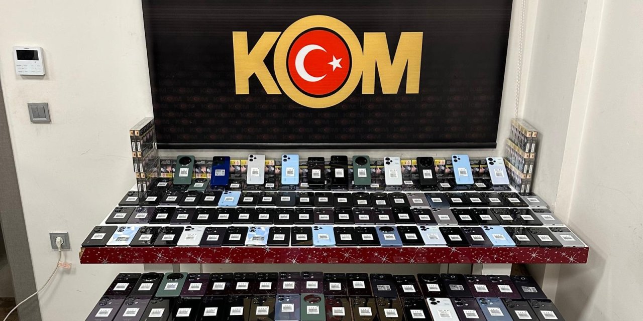 Şırnak’ta 11 Milyon TL değerinde kaçak telefon ele geçirildi