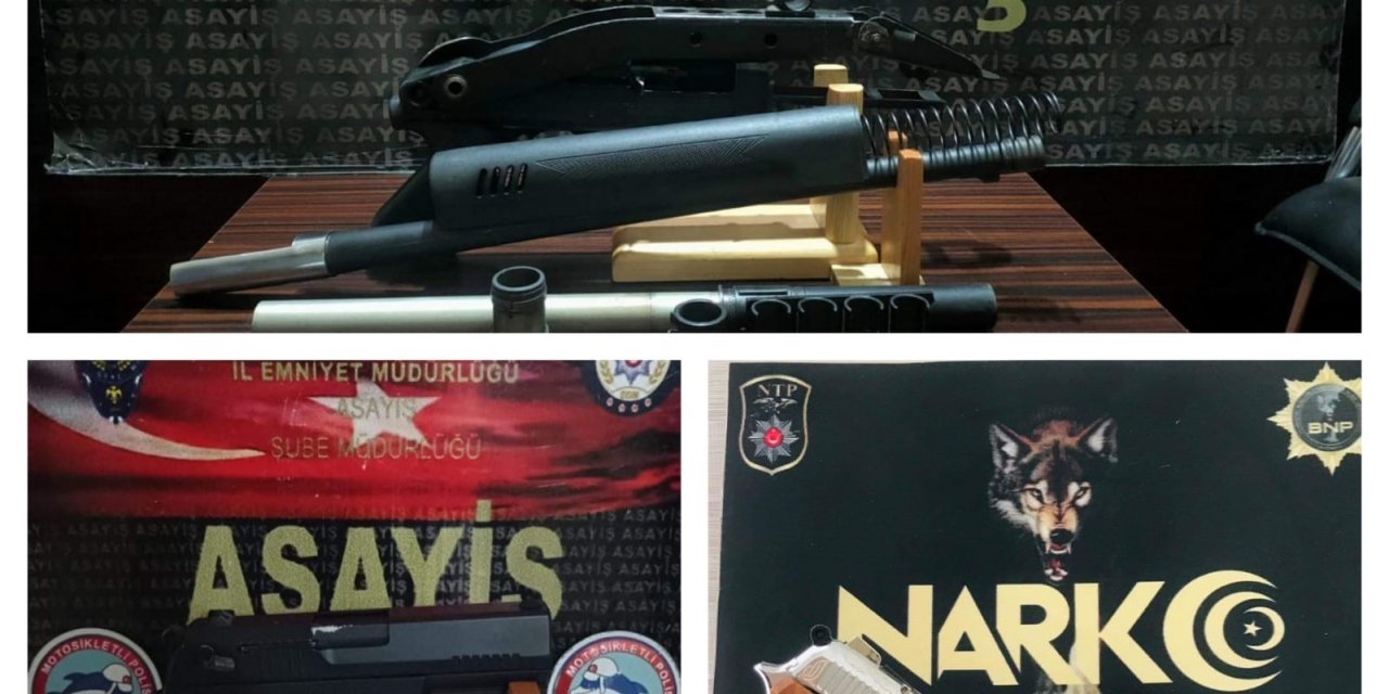 Batman’da çok sayıda silah ele geçirildi: 11 gözaltı