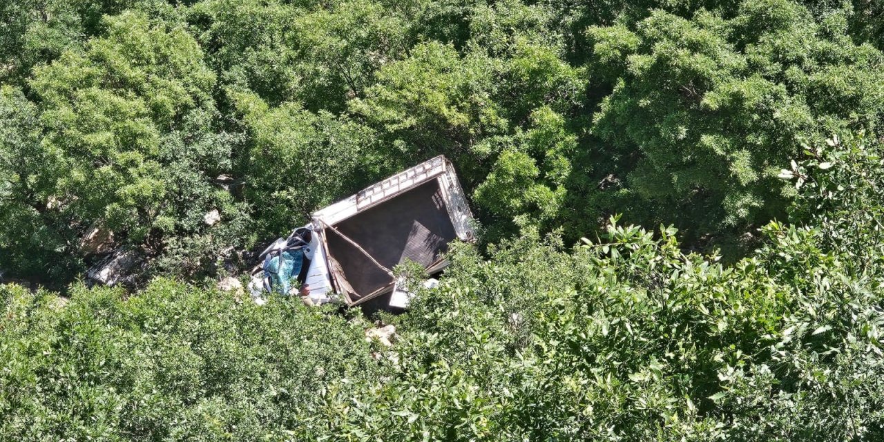 Siirt'te kamyonet şarampole yuvarlandı: 1 yaralı