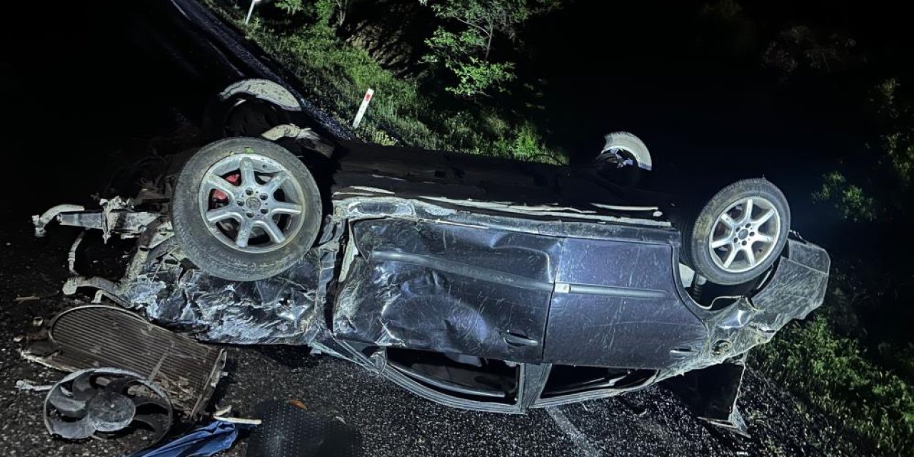 Elazığ’da otomobil takla attı: 1 ölü