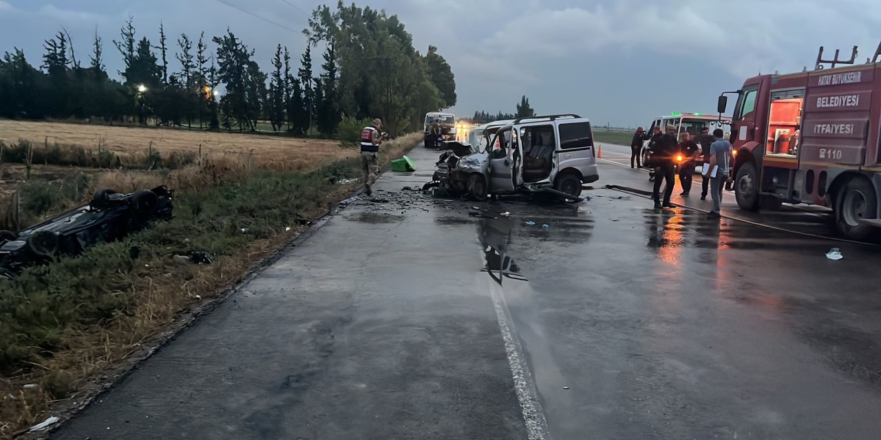 Hatay’da katliam gibi kaza : 5 ölü, 2 ağır yaralı