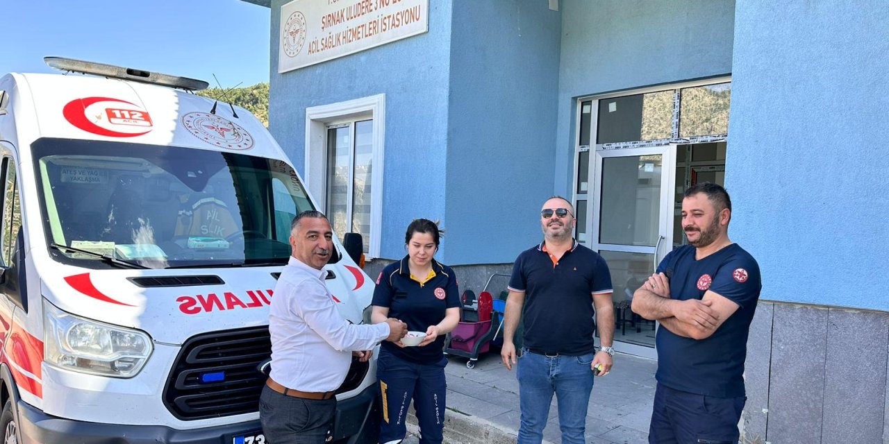 Sağlık-Sen Şırnak Şubesi’nin Bayram ziyaretleri devam ediyor