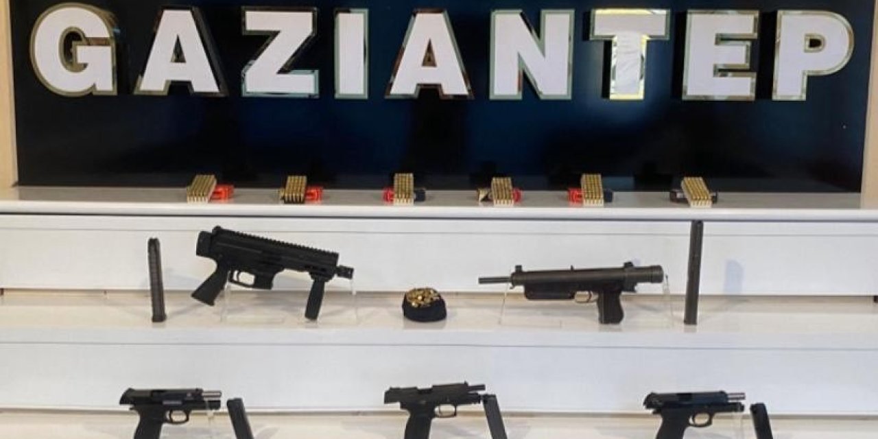 Gaziantep’te silah kaçakçılığı operasyonu: 12 gözaltı