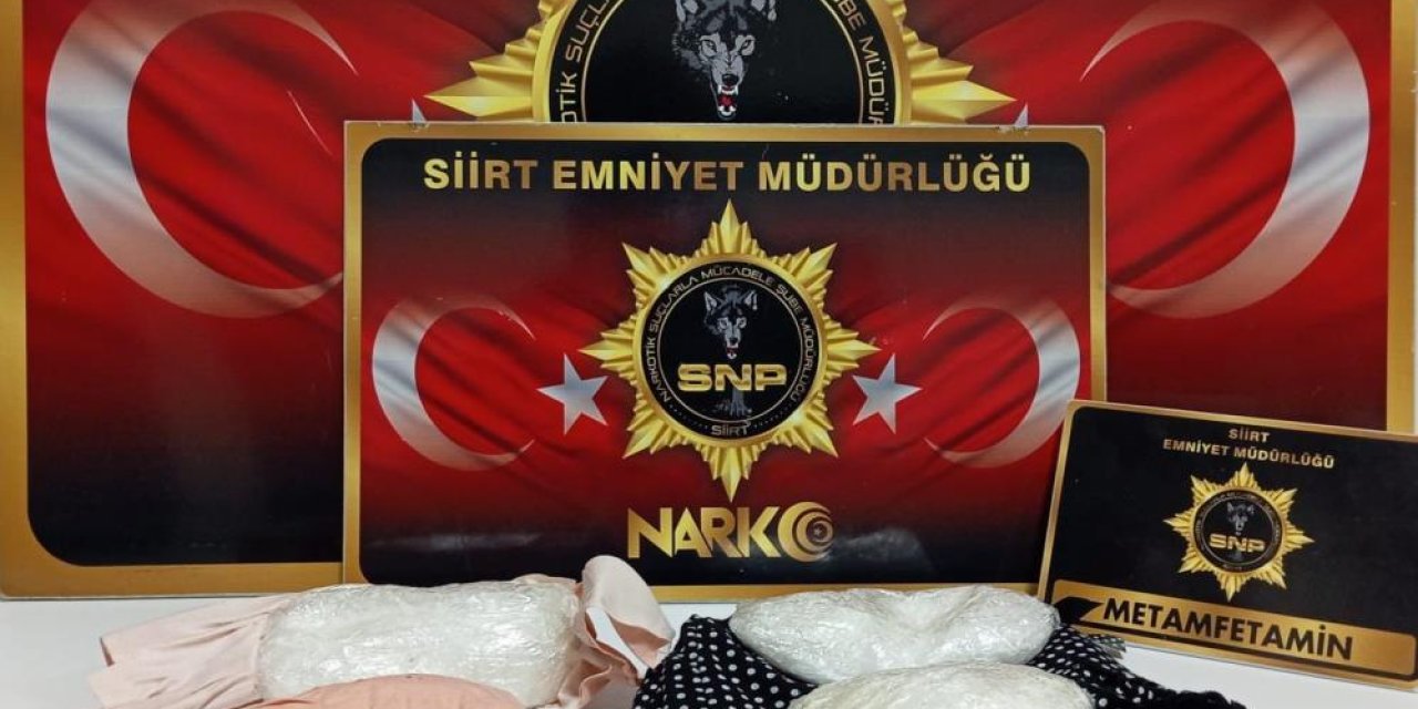 Siirt'te metamfetamin ele geçirildi