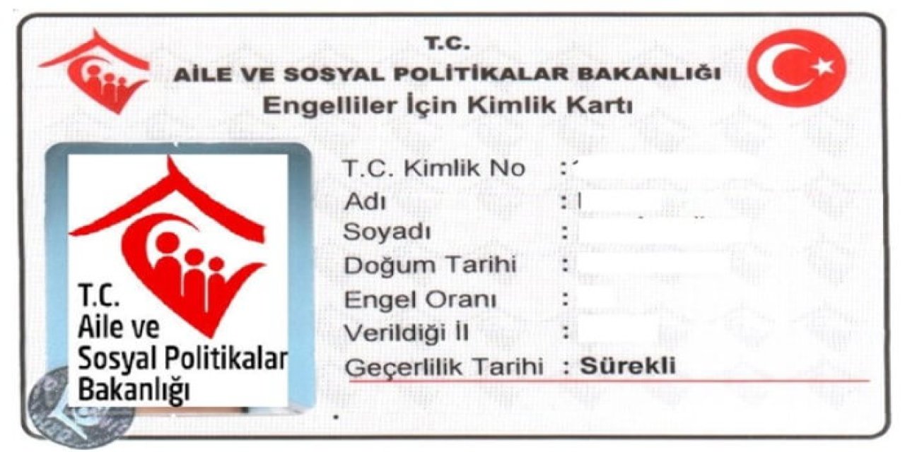 e-Devlet üzerinden 234 bin 588 kişi engelli kimlik kartı sahibi oldu