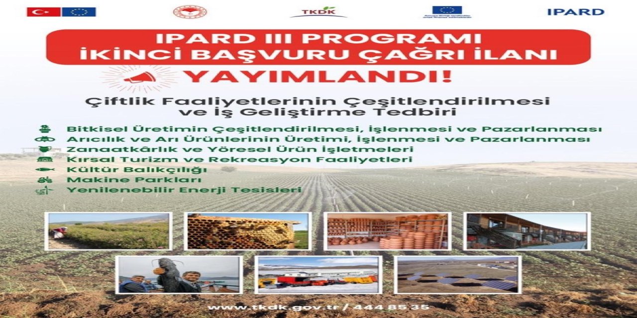 Şırnak TKDK'dan Yatırımcılar İçin Büyük Fırsat: IPARD III Dönemi İkinci Başvuru Çağrısı
