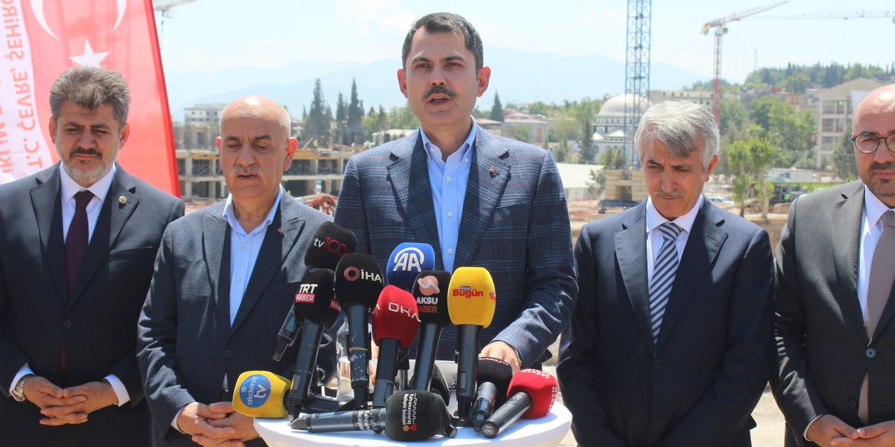 Bakan Kurum: “6 Şubat depreminin mali faturası 104 milyar doları aştı”
