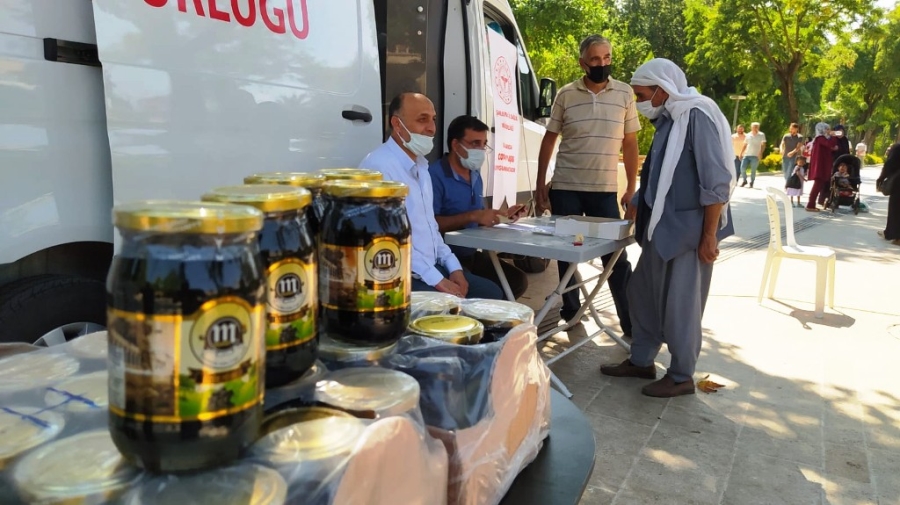 Şanlıurfa’da pekmezli aşı teşviki