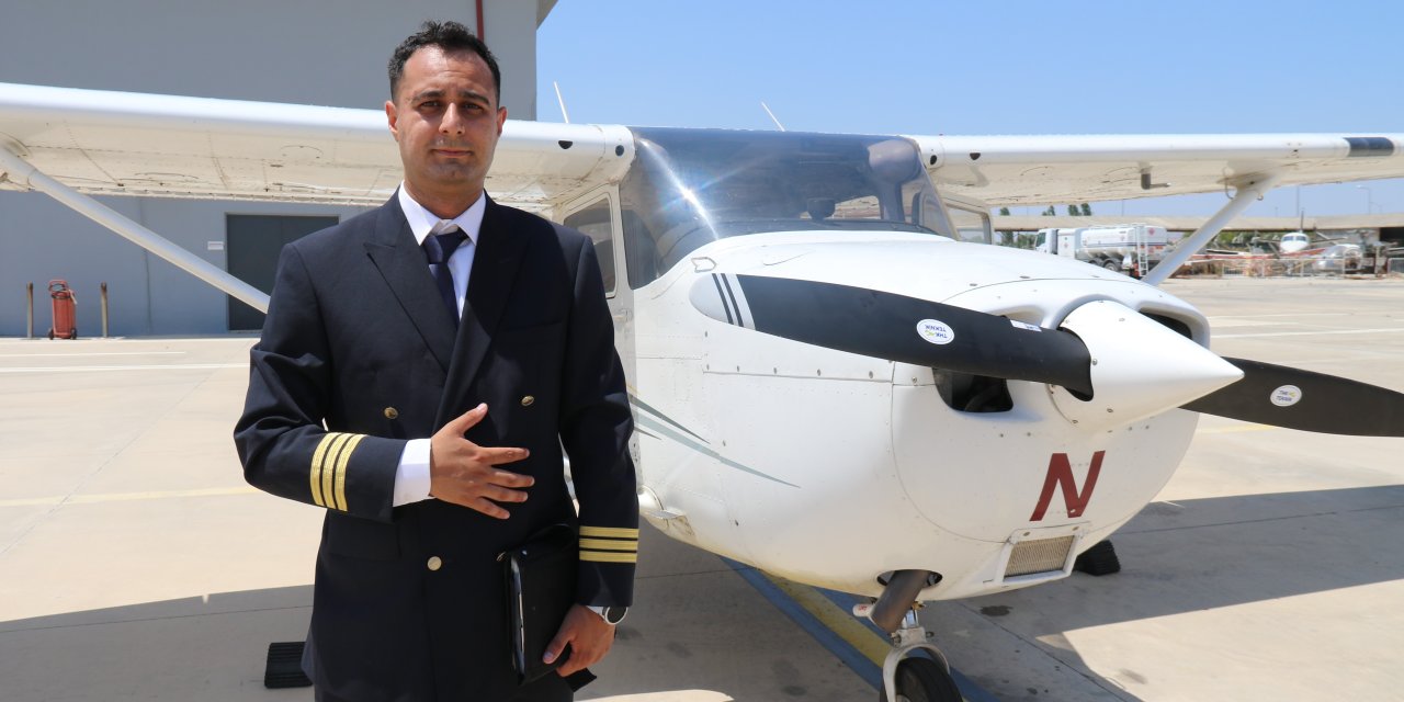Çocukluk hayali pilotluk mesleğini yapmak için Tıp Fakültesini bıraktı