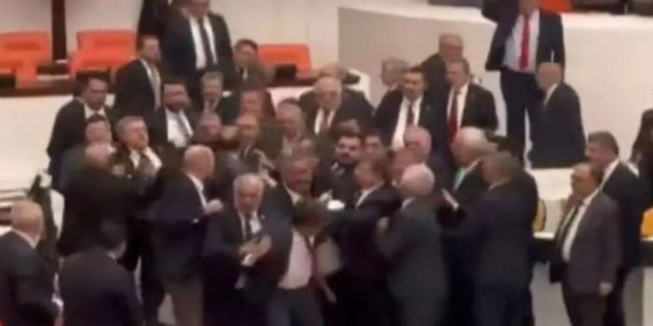 TBMM’de DEM Parti ve AK Parti arasında yumruklu kavga