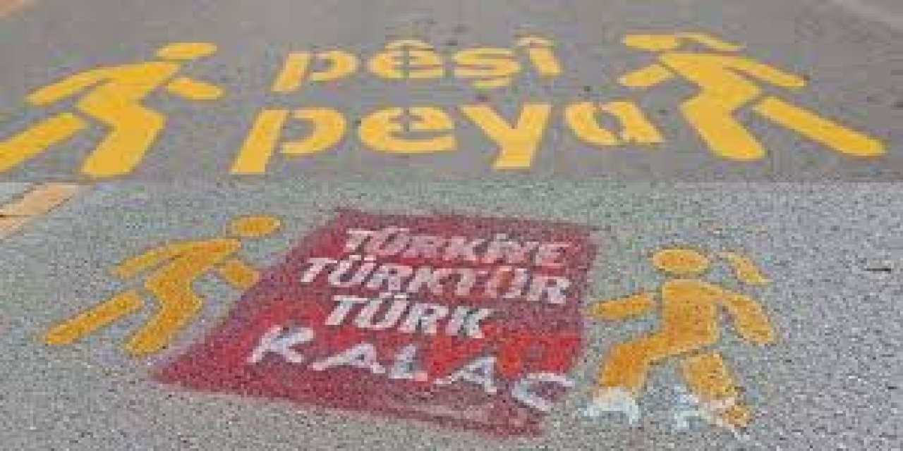 Van'da Kürtçe yazıların üstü karalandı: Belediyeden açıklama geldi