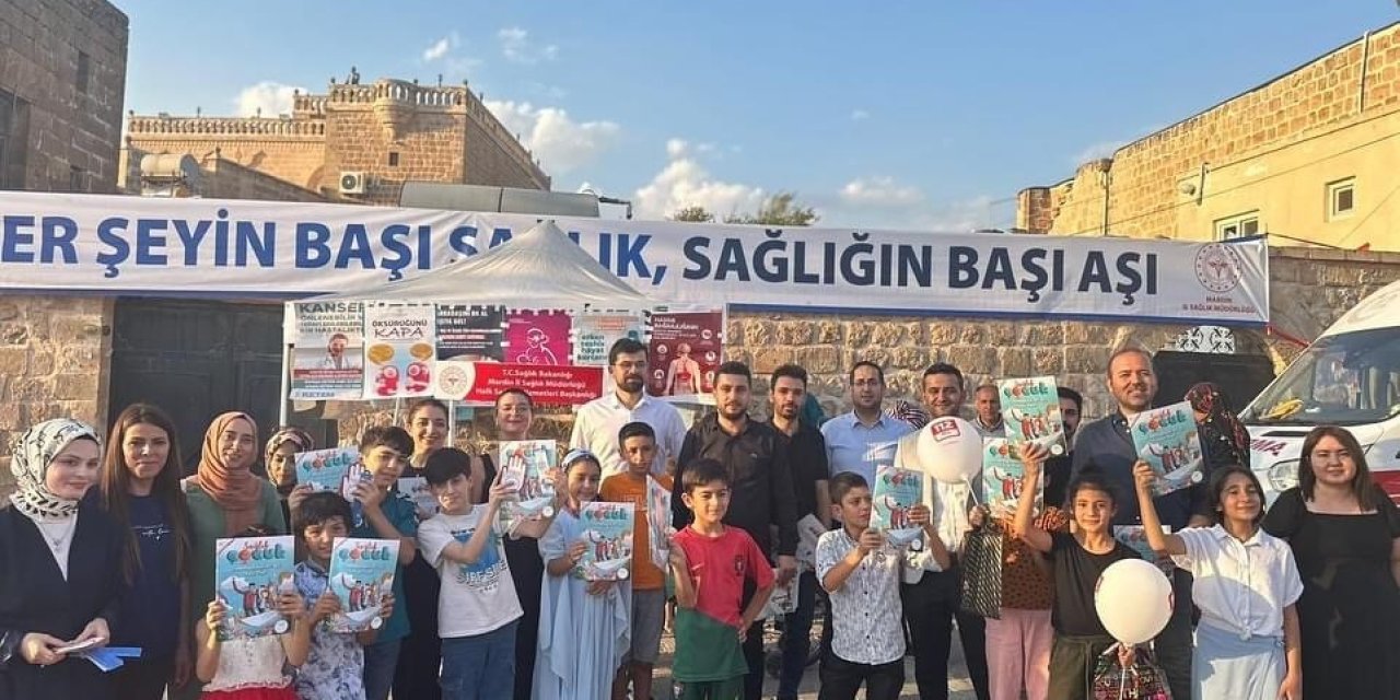Midyat Festivalinde kurulan Sağlık Standı Yoğun ilgi gördü