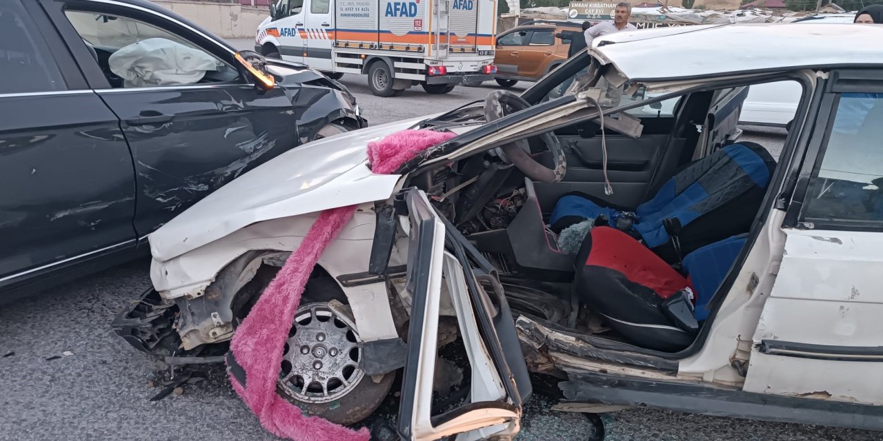 Muş'ta trafik kazası 5 yaralı