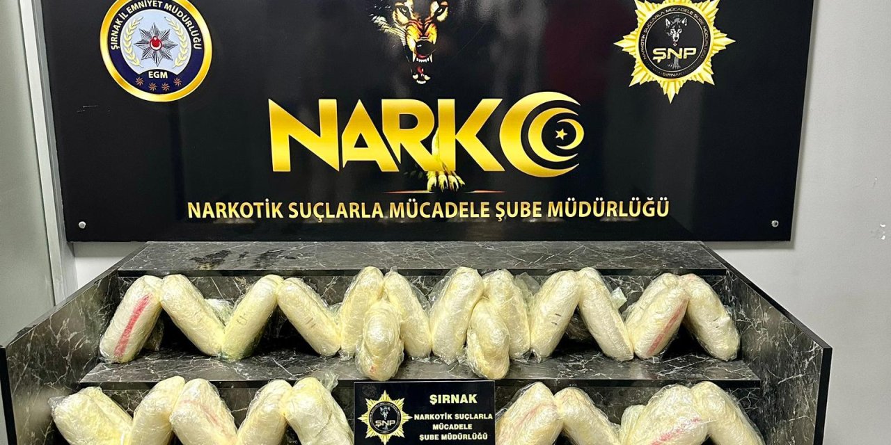 Şırnak’ta Uyuşturucu Operasyonu: 24 Kilo Metamfetamin Ele Geçirildi!