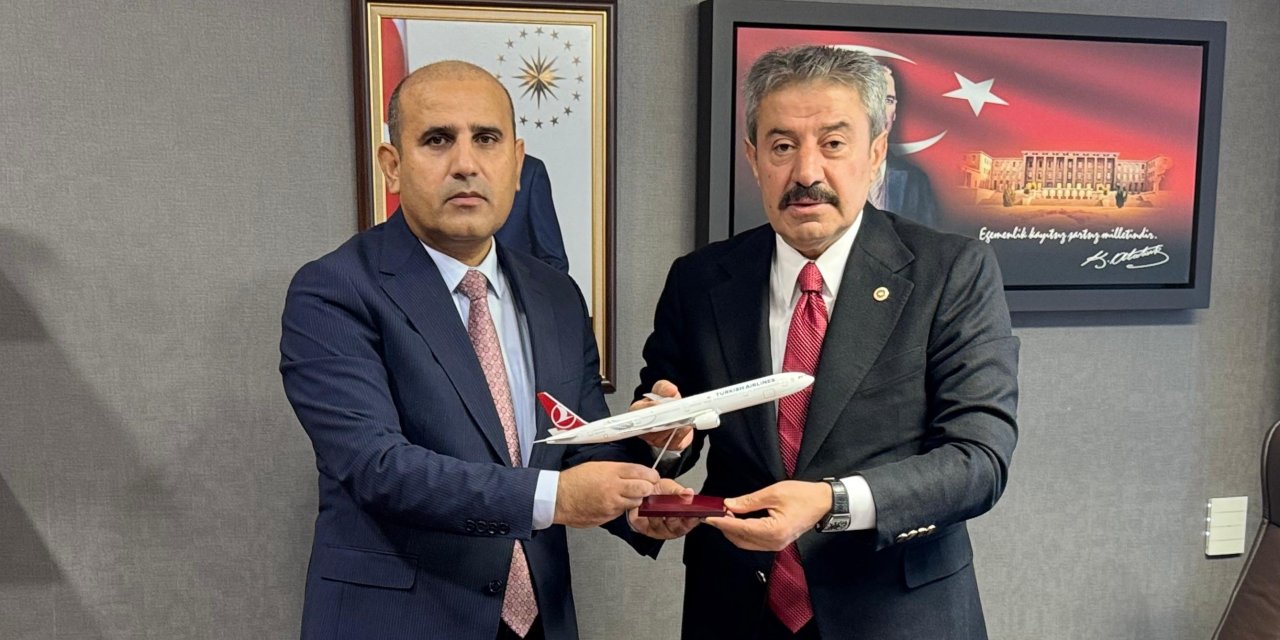 Havalimanı Müdürü Şükrü Benek’ten, Milletvekili Arslan Tatar’a teşekkür ziyareti