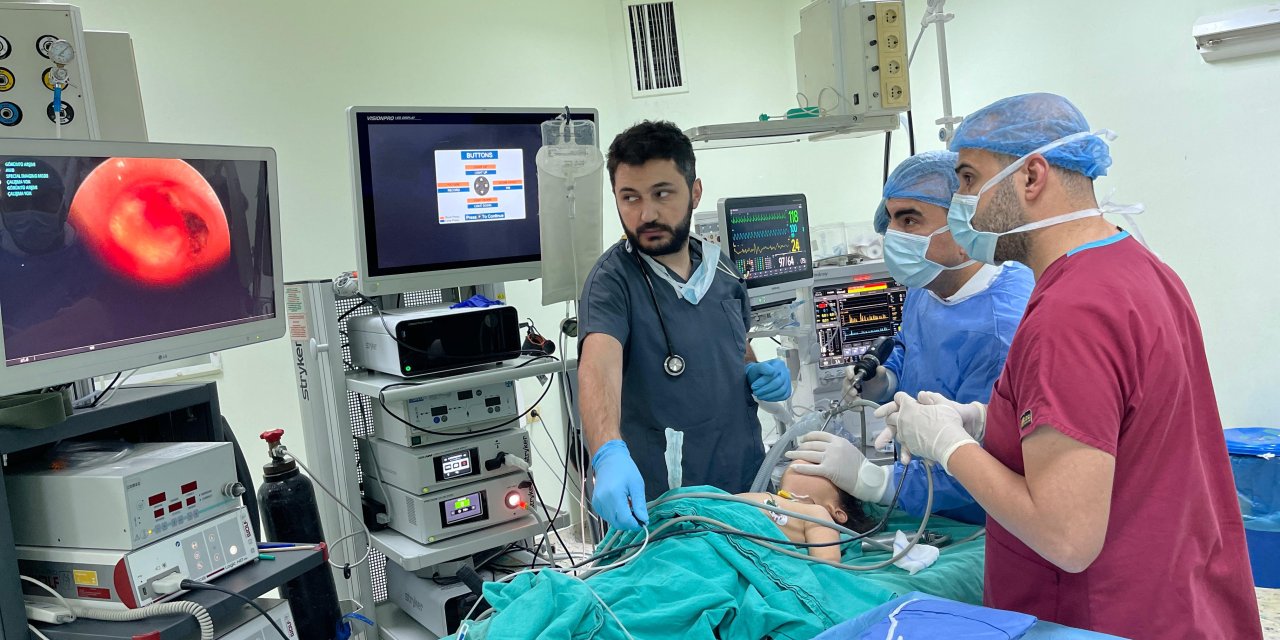 Şırnak’ta üç çocuk Rijit Bronkoskopi ve Özofagoskopi cihazı ile sağlığına kavuştu