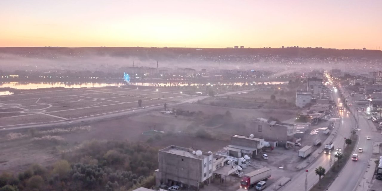 Cizre’de hava kirliliği gözle görülür hale geldi