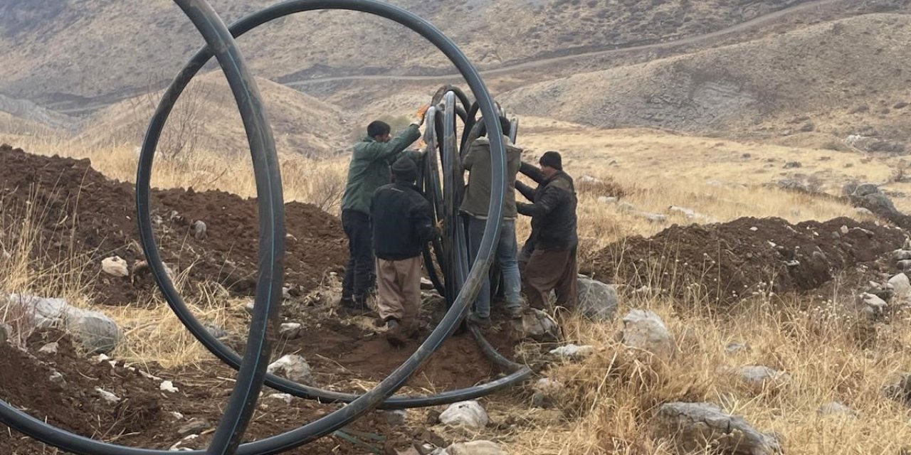 Hakkari'de Umurlu Sınır Kapısı içme suyuna kavuşuyor