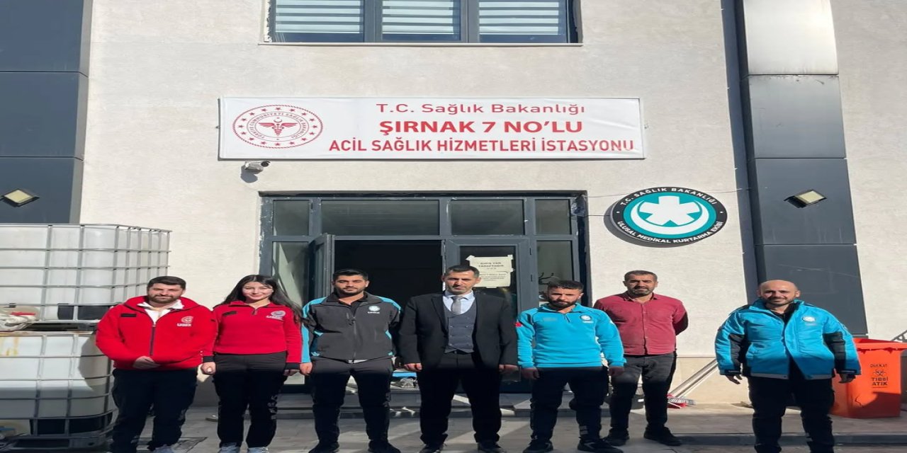 Şırnak İl Sağlık Müdürü’nden 1-7 Aralık Acil Sağlık Hizmetleri Haftası’nda Anlamlı Ziyaret