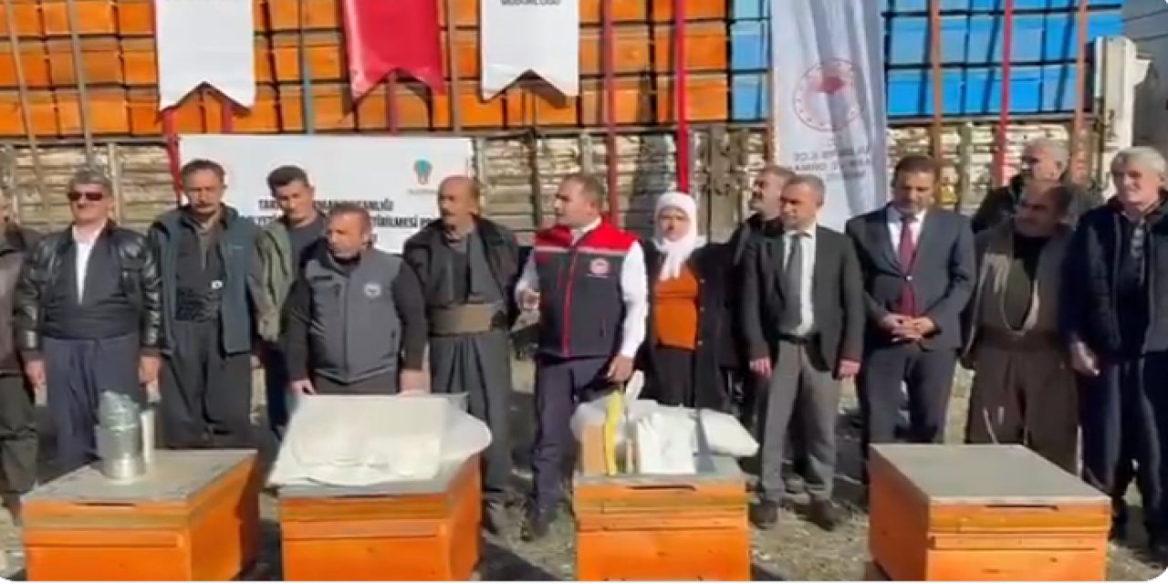 Şırnak’ta 461 Çiftçiye Arıcılık Seti Dağıtıldı