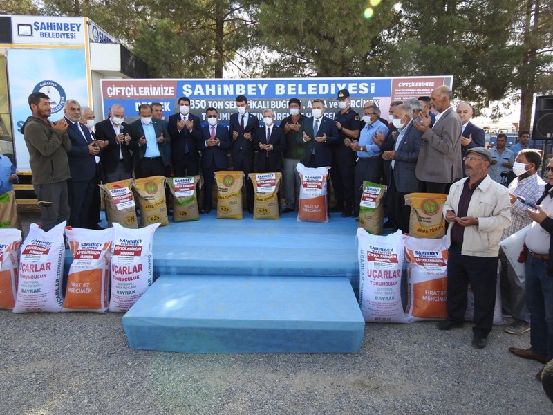 GAZİANTEP’TE ÇİFTÇİYE BÜYÜK DESTEK