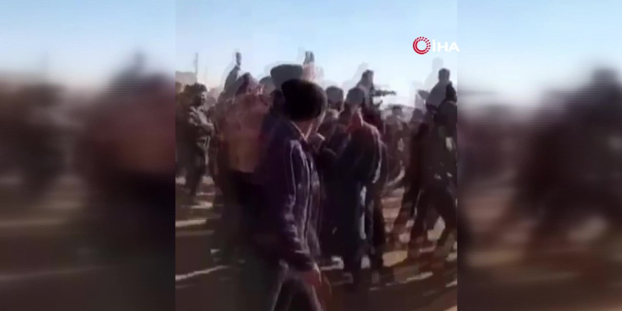 Irak’a kaçan 2 Bin Suriyeli asker ülkelerine geri dönmek için protesto düzenledi