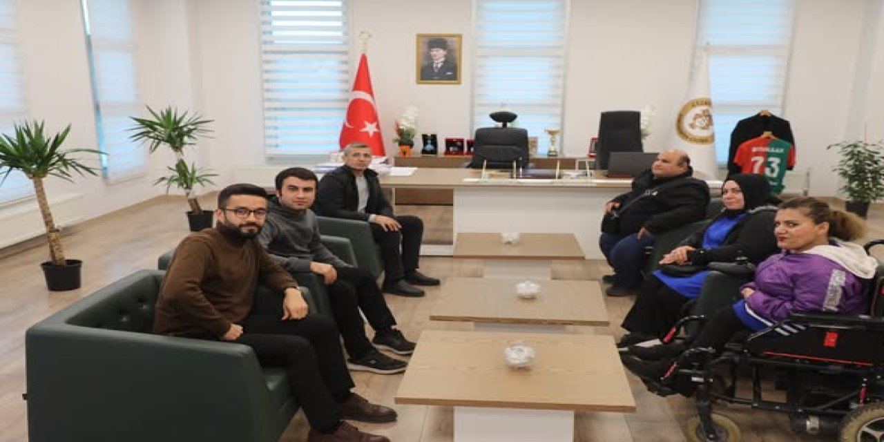 Engelsiz Bileşenler Federasyonu’ndan Cizre Belediyesi’ne ziyaret
