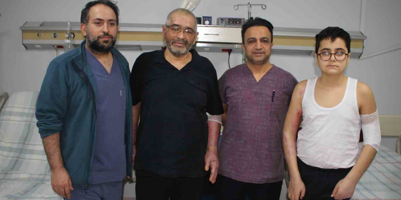 Van’da LPG patlamasında yaralanan baba ve oğul iyileşti