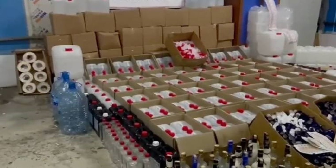 Şırnak Dahil 81 ilde Sahte Alkol operasyonları