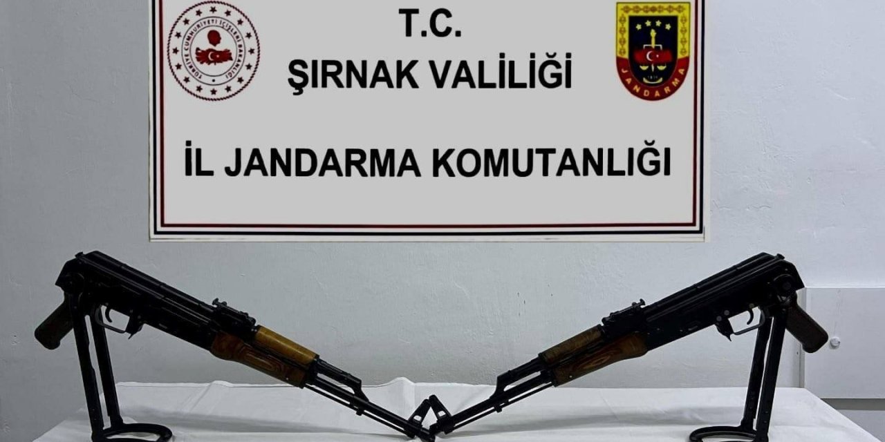 Şırnak’ta bir evde yapılan aramalarda uzun namlulu silah ele geçirildi